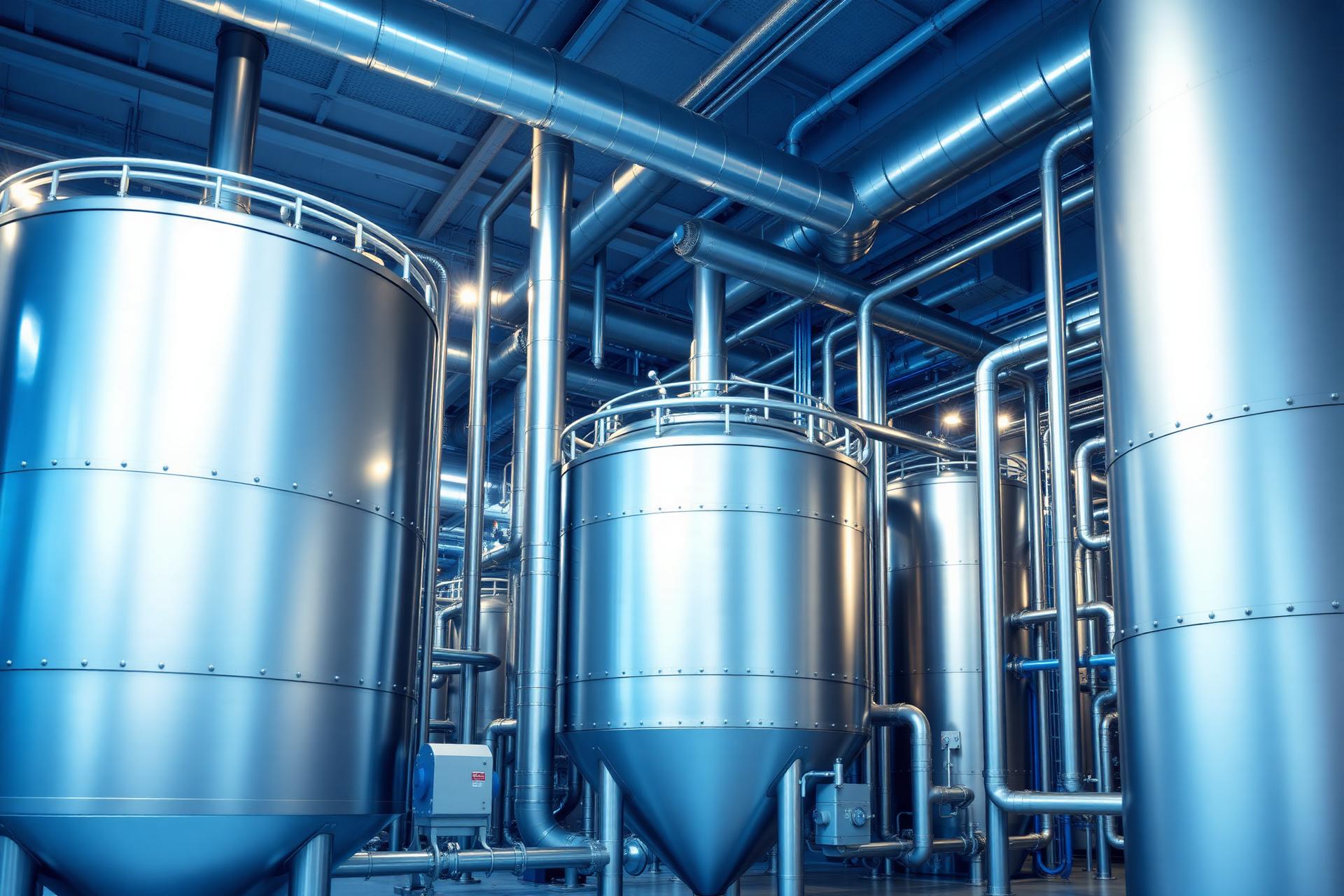 Planta industrial de produção de AUS40